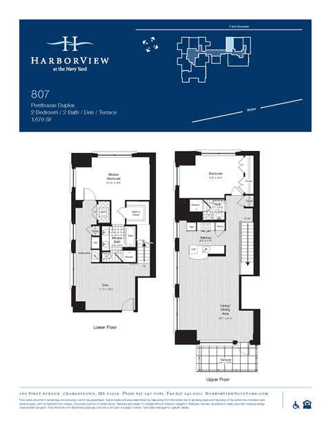 Floor plan for 2 beds, 2 baths, 1679 sqft
