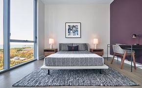 Chicago apartment for rent - The Penthouse Collection Bedroom 1