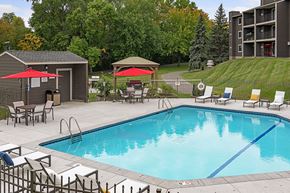 Maple Grove apartment for rent - Outdoor Pool with seating surrounding