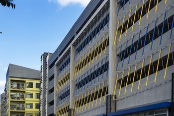 Controlled access parking garage