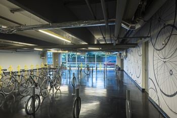 Designated bike storage room