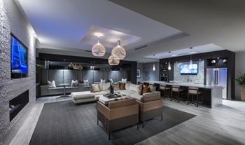 Fully-equipped residents' clubhouse