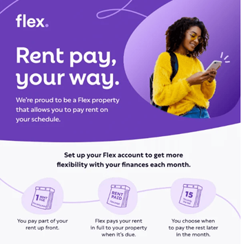 Flexible rent payments