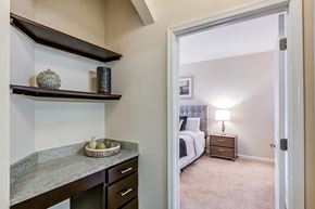 Baltimore apartment for rent - 1901 South Charles - The Lofts Bedroom and Hall
