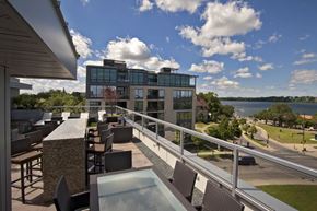 Minneapolis apartment for rent - Southern view from rooftop terrace overlooking Lake Bde Maka Ska