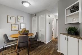 San Antonio apartment for rent - our apartments offer a dining room with a table and chairs