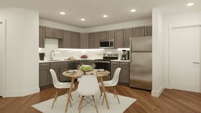 Danbury apartment for rent - a kitchen and dining room with a table and chairs