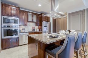 Houston apartment for rent - a kitchen with a sink and a counter top