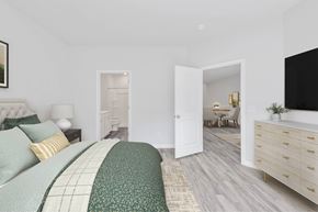 Pooler apartment for rent - a bedroom with a bed and a tv