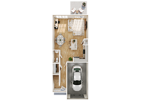 Floor plan for 3 beds, 2.5 baths, 1476 sqft