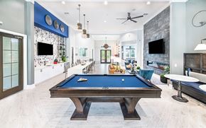 Savannah apartment for rent - Club Lounge with Coffee + Flat-Screen TVs at Belmont Park West