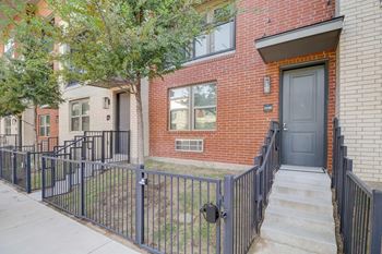 Private, fenced front yards*