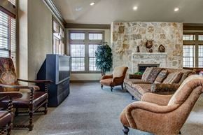 San Antonio apartment for rent - Community Center with couches and cable/satellite TV