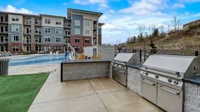 Pittsburgh apartment for rent - Grilling stations inside The Artisan at Robinson's community
