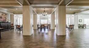Fort Worth apartment for rent - A large room with a long table and chairs.
