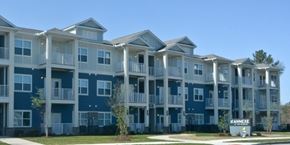Wilmington apartment for rent - Apartment building with balconies and a sign that says "Hannah.".