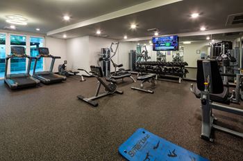 Modern fitness center