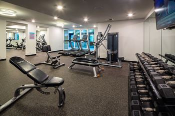 Modern fitness center