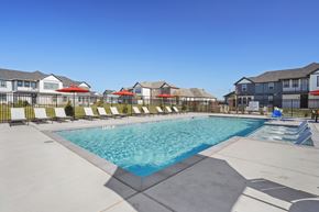 Anna apartment for rent - resort style pool in Anna, Texas with tanning deck