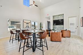 Grand Prairie apartment for rent - Resident community center with poolside lounge and kitchen