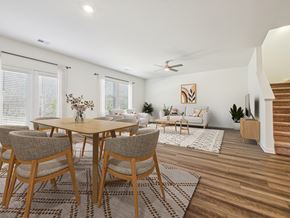 Dacula apartment for rent - A dining room with a table and chairs.
