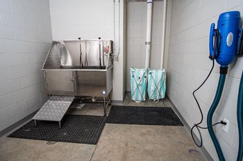 A laundry room