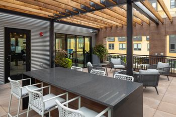 Rooftop patio
