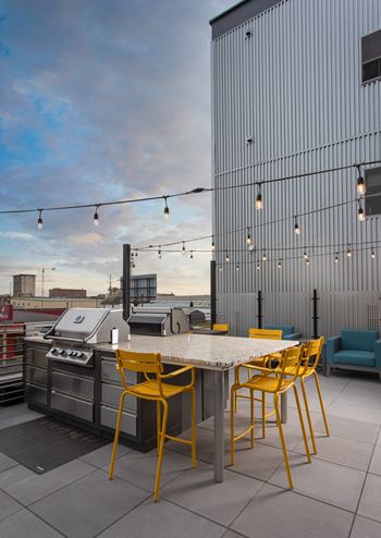 Rooftop patio