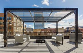 Fargo apartment for rent - Rooftop Patio at Mercantile on Broadway, Fargo, ND, 58102