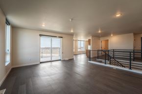 Fargo townhouse for rent - Living And Kitchen at Unite Apartments, Fargo, North Dakota