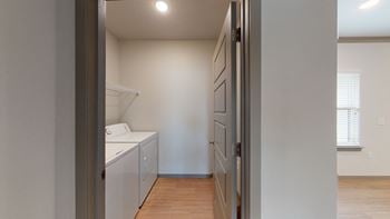 Full-size washer & dryer in every home
