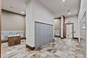 Parcel pending package lockers