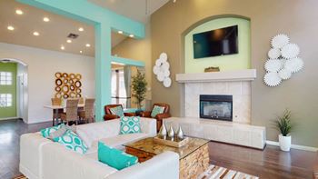 Clubhouse with coffee bar