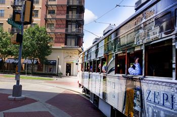 Direct access to m-line trolley and uptown dart station