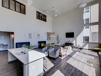 Frederick lofts: media room