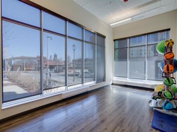 Frederick lofts: yoga studio