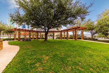Gated dog park