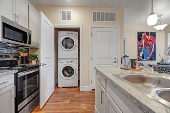 Full-sized washer & dryer in every home