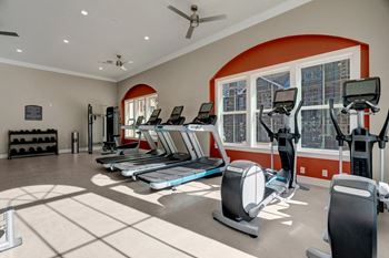 24-Hour state of the art fitness center with yoga studio
