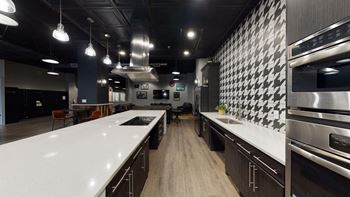 Reservable clubhouse kitchen