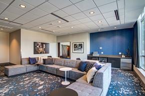 Minneapolis apartment for rent - The resident lounge or media room at the LPM Apartments in Minneapolis.