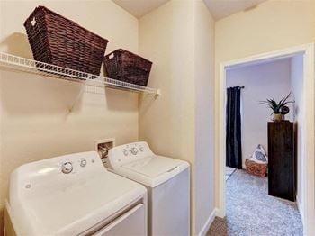 Full size washer and dryer in all apartments