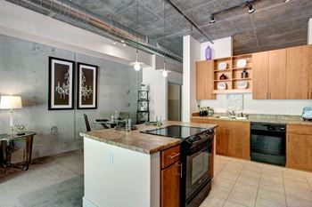 Kitchen islands with built-in cook tops*