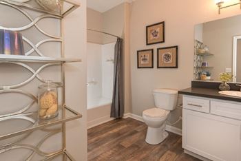 Oversized bathrooms