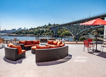 Rooftop lounge