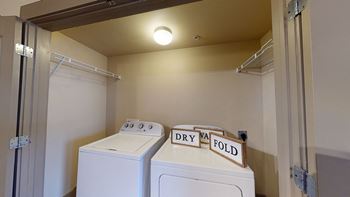 Full size in-home washer & dryer