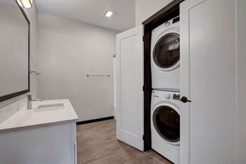 In-home high efficiency washer and dryer
