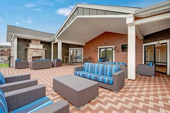Roof-top patio