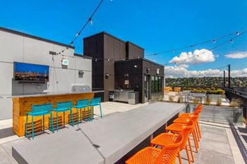 Rooftop lounge