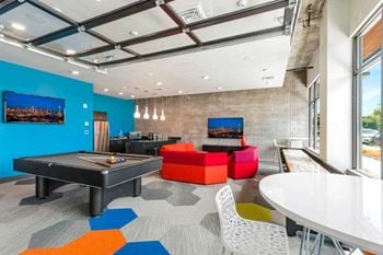Reservable resident lounge